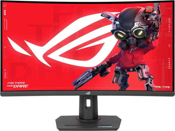 Monitor ASUS ROG XG32WCMS 31.5''/VA,zakrivljen/2560x1440/280Hz/1ms GtG/HDMI,DP,USB C/Freesync/pivot (90LM09X0-B01970)