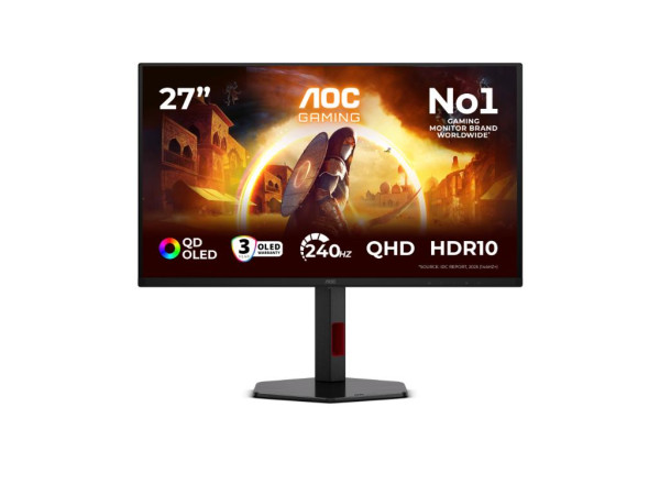 Monitor AOC Q27G4ZDR 26.5'' OLED 2560x1440 240Hz 0.03ms HDMIX2,DP,USBx2 G-sync VESA crna' ( 'Q27G4ZDR' ) 