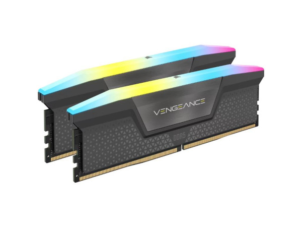 Memorija CORSAIR VENGEANCE 16GB(2x8GB)/DDR5/6000MHz/CL36/1.35V/RGB/XMP & EXPO (CMH16GX5M2E6000Z36)