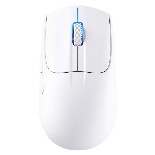 Bežični gaming miš Attack Shark X5 TriMode Superlight LongBattery RGB Click Ergonomic White