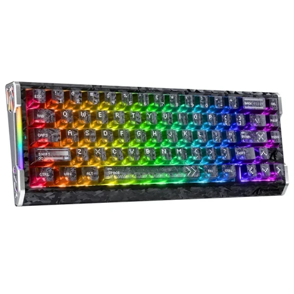 Bežična gaming tastatura Attack Shark R68HE Magnetic Switches RT Snap Tap DKS MT TGL Ink Shade