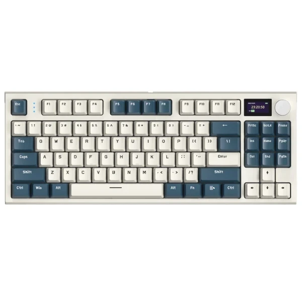 Bežična gaming tastatura Attack Shark K86 Mehanička TriMode TFT Screen Media Control Timing Machine