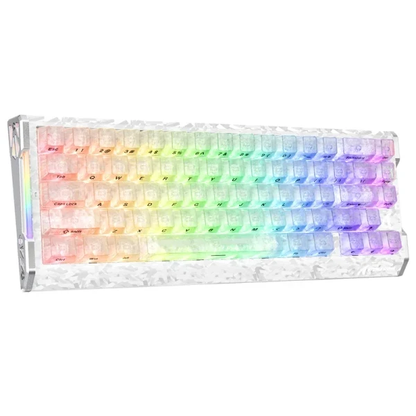 Bežična gaming tastatura Attack Shark R68HE Magnetic Switches RT Snap Tap DKS MT TGL Ice Ninja