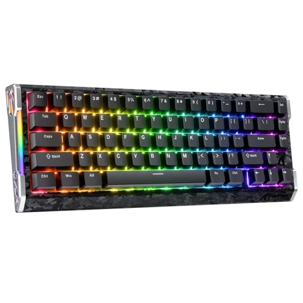 Bežična gaming tastatura Attack Shark R68HE Magnetic Switches RT Snap Tap DKS MT TGL Black