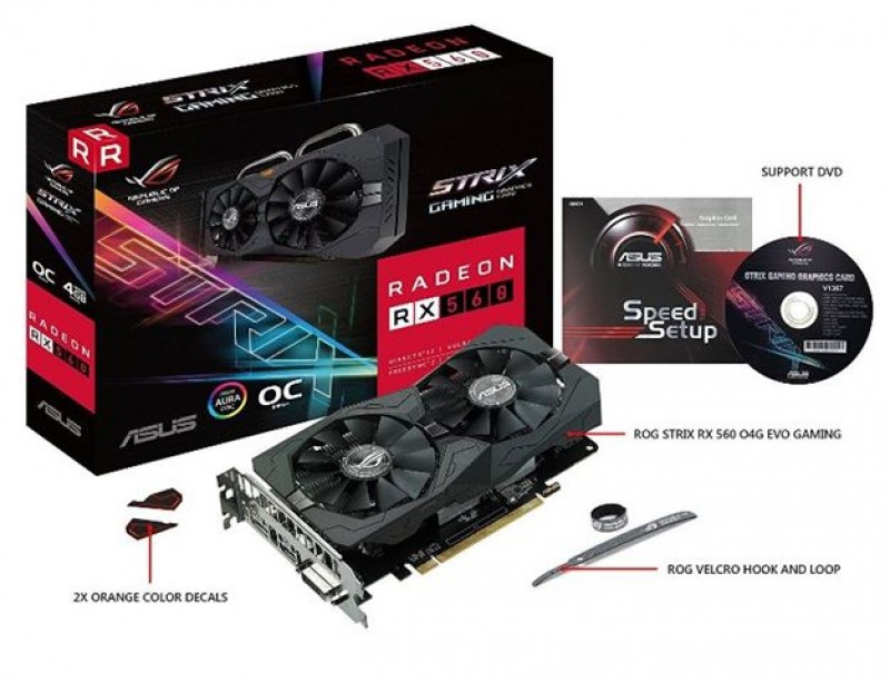 Grafička kartica Asus STRIX-RX560-4G-EVO-GAMING
