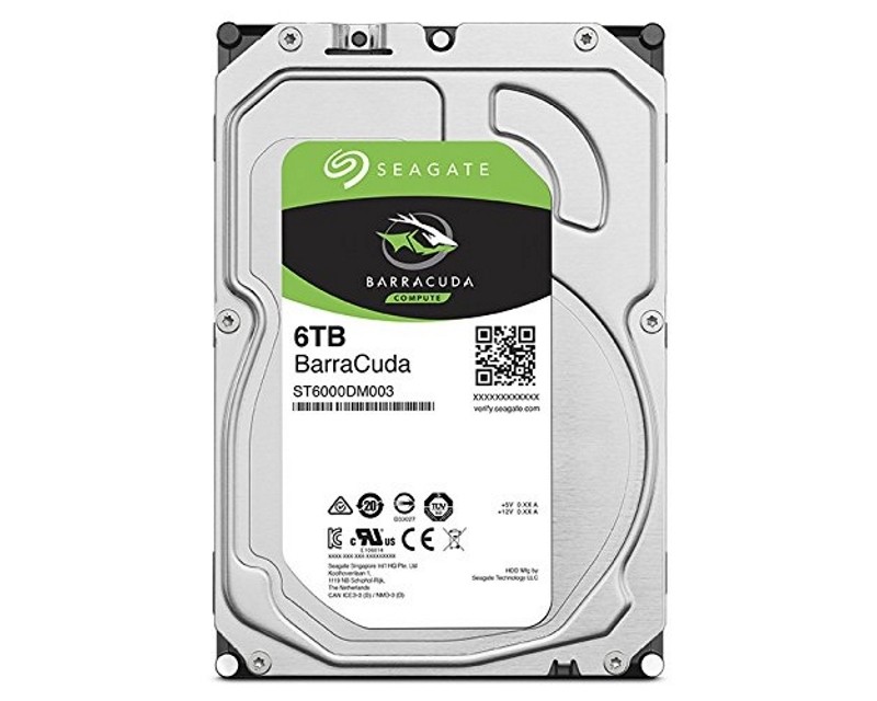 SEAGATE 6TB 3.5'' SATA III 256MB 5.400 ST6000DM003  Barracuda