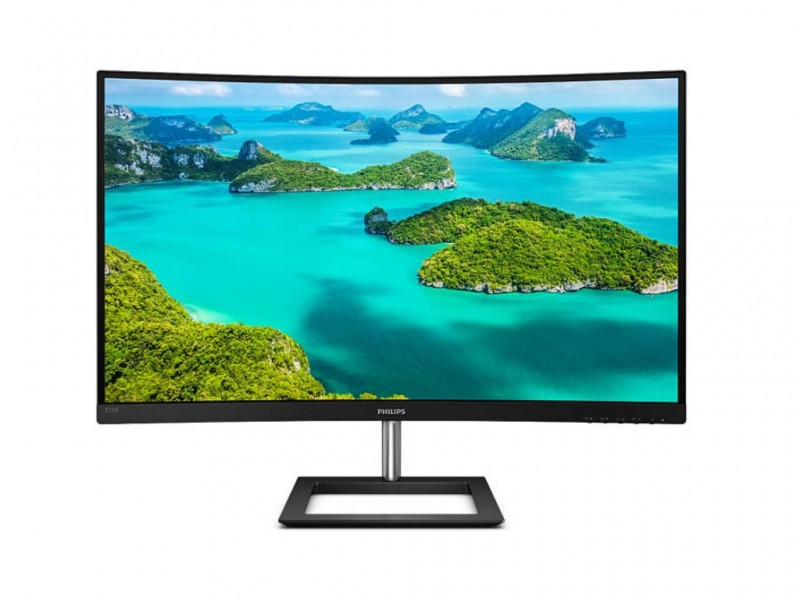Philips LCD 32'' 325E1C/00 VA, 2560x1440, SyncFree, VGA, HDMI, DP, Tilt, Vesa, Curved (325E1C/00)