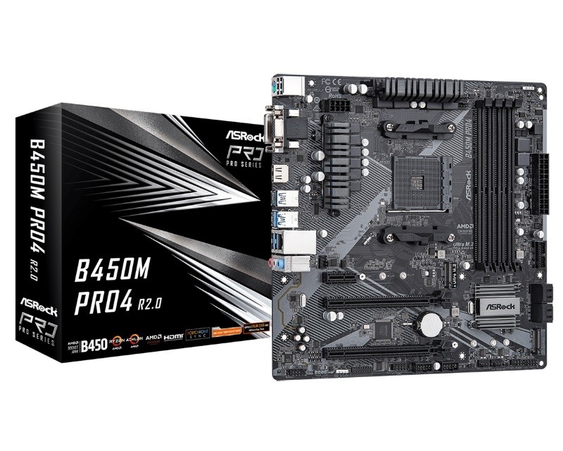 ASROCK B450M PRO4 R2.0