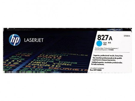 HP 827A Cyan LaserJet Toner Cartridge za seriju M880z CF301A