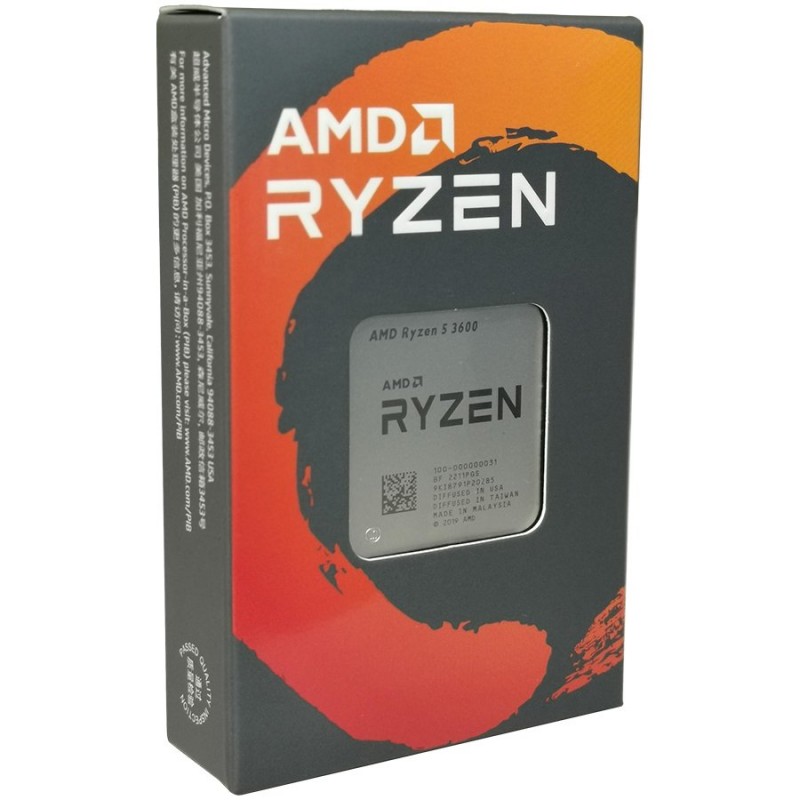AMD CPU Desktop Ryzen 5 6C 12T 3600 (4.2GHz,36MB,65W,AM4) box ( 100-100000031AWOF )