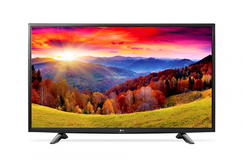 LG 43LH510V LED TV 43'' Full HD, DVB-T2,  MetalBlack, Two pole stand