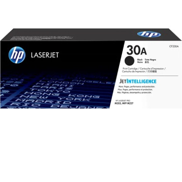 HP 30A Black Original LaserJet Toner Cartridge (M203, M227) (CF230A)